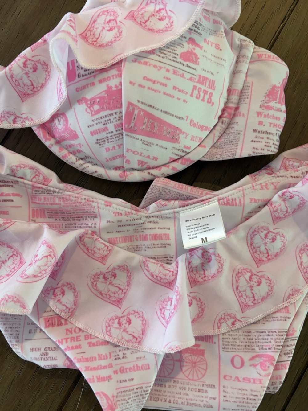 STRAWBERRY MILK MOB Pink Polly Bikini - Picture 3 of 8